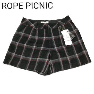 ロペピクニック(Rope' Picnic)のROPE PICNIC ウールモヘアショートパンツ 大きいサイズ 新品タグ付き(ショートパンツ)