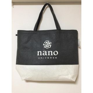 ナノユニバース(nano・universe)のナノユニバースnano UNIVERSEトート型エコバッグ大 新品  送料無料 (エコバッグ)