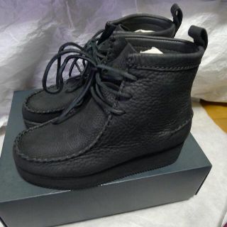 クラークス(Clarks)の専用　Clarks Wallabee Craft Black Nubuck (ブーツ)