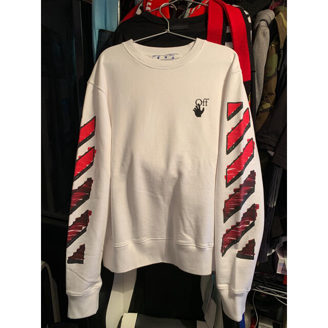 off-white MARKER SLIM CREWNECK トップス off-white MARKER SLIM CREWNECK トップス