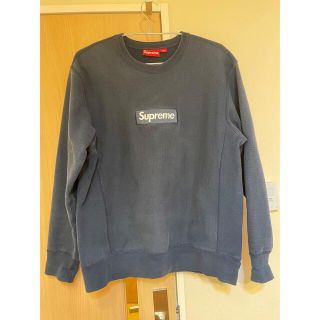 シュプリーム(Supreme)のsupreme boxlogo 紺 L(スウェット)