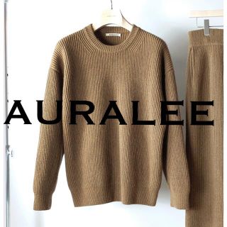 マーカウェア(MARKAWEAR)のAURALEE BABYCAMEL RIBKNIT 上代5.1万(ニット/セーター)