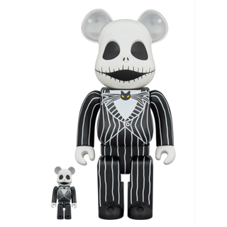 メディコムトイ(MEDICOM TOY)のbe@rbrick Jack Skellington 100％ & 400％(その他)