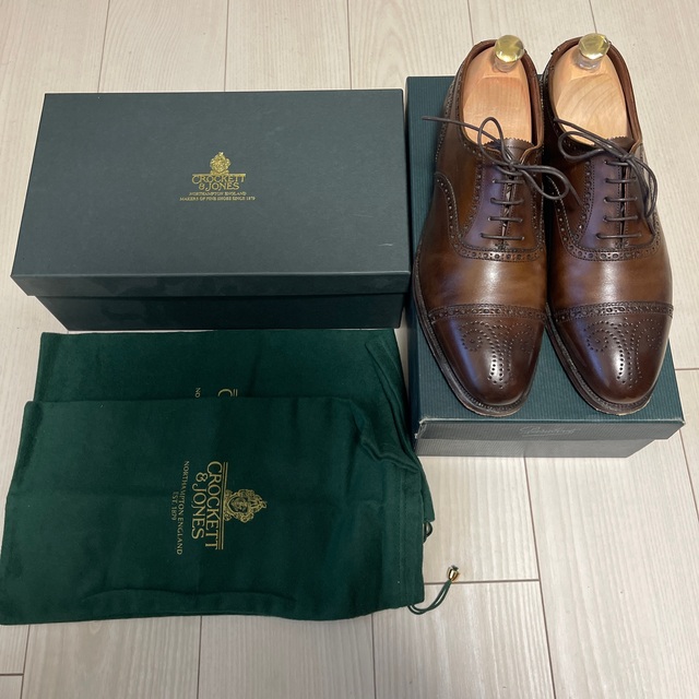 CROCKETT&JONES COVENTRY 7.5 ダークブラウン 超美品