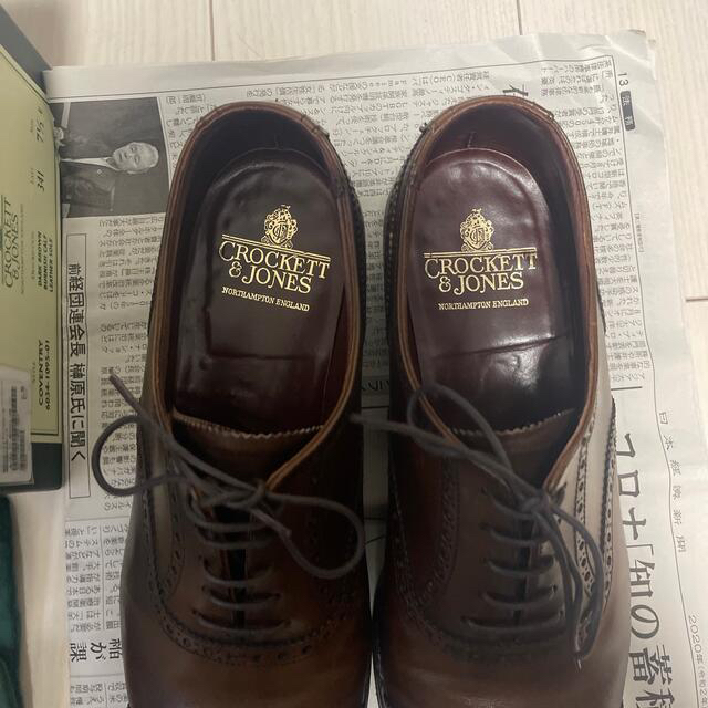 CROCKETT&JONES COVENTRY 7.5 ダークブラウン 超美品 2