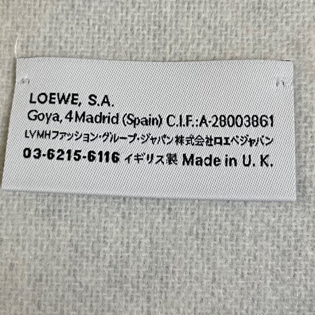 通販好評 LOEWE バイカラースカーフ ウール&カシミヤ マフラーの通販 by ai｜ロエベならラクマ - 新品 LOEWE ロエベ 限定