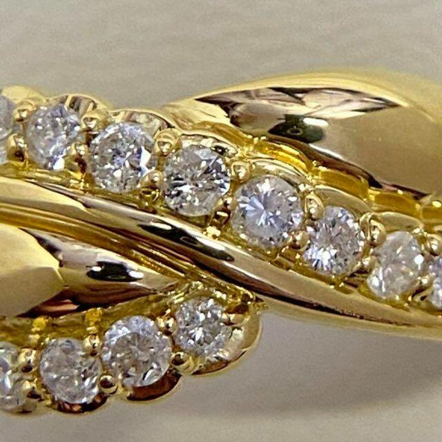 K18 天然ダイヤモンドリング D0.50ct サイズ11.7号 6.6g | www