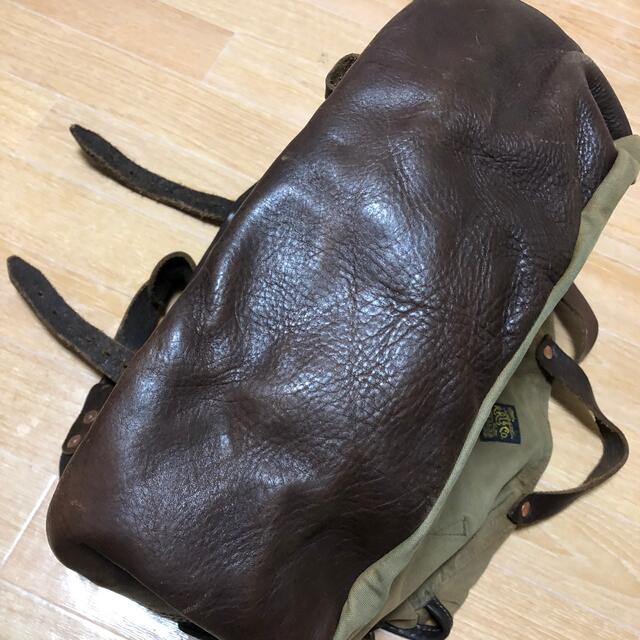 専用　良品 RRL キャンバス レザー ショルダーバッグ ヴィンテージ加工 4