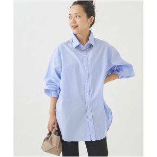 プラージュ(Plage)のPlage Puff Sleeves Round シャツ＊新品未使用＊プラージュ(シャツ/ブラウス(長袖/七分))