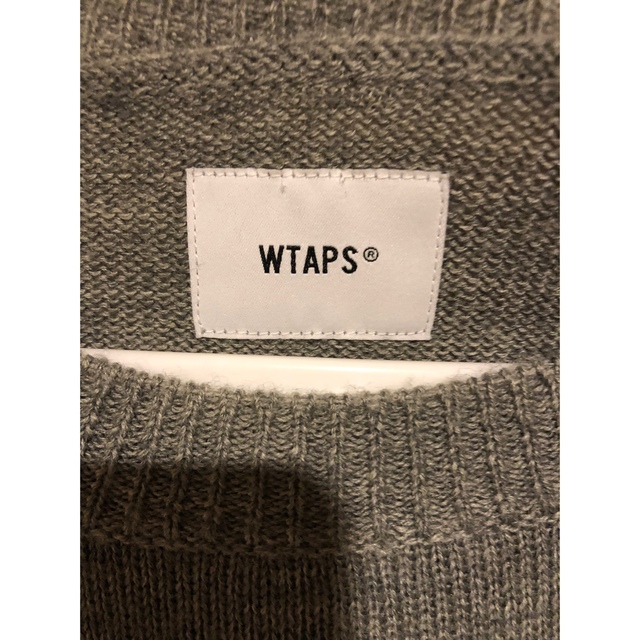 W)taps(ダブルタップス)のWTAPS DECK / SWEATER. WOAC GRAY M 19AW メンズのトップス(ニット/セーター)の商品写真