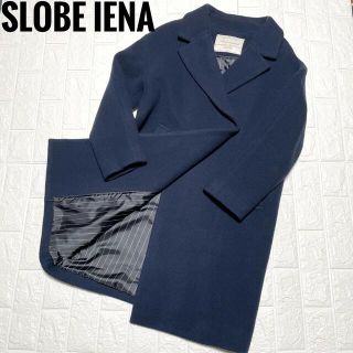 スローブイエナ(SLOBE IENA)の大人気 SLOBE IENA ビッグラペルオーバーコート(ロングコート)