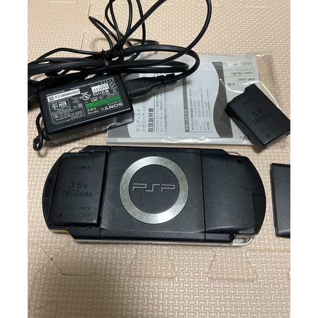 PlayStation(プレイステーション)のSONY PlayStationPortable PSP-1000 ブラック エンタメ/ホビーのゲームソフト/ゲーム機本体(携帯用ゲーム機本体)の商品写真