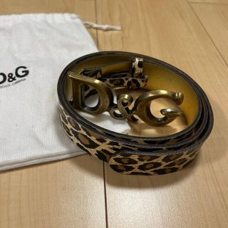 ドルチェアンドガッバーナ(DOLCE&GABBANA)の【ドルガバ　ヒョウ柄　ベルト】(ベルト)