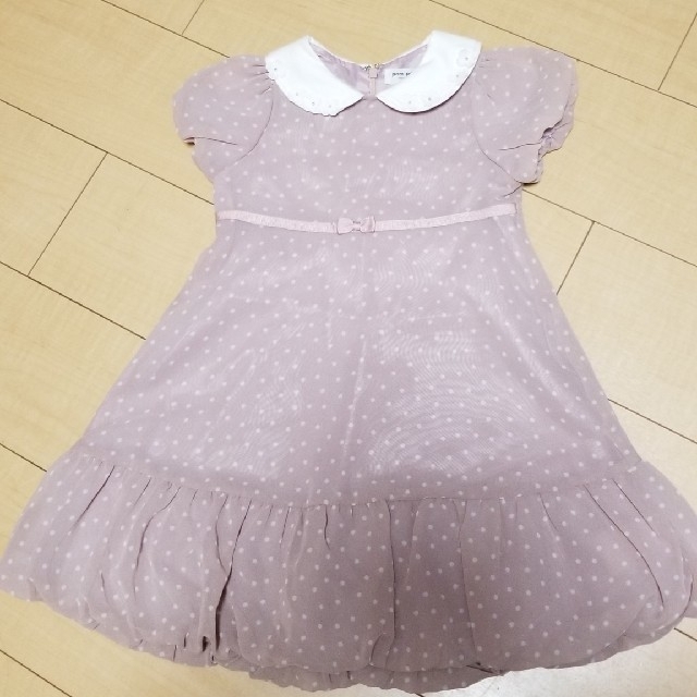 pom ponette(ポンポネット)のワンピース 110 ポンポネット　入園式 キッズ/ベビー/マタニティのキッズ服女の子用(90cm~)(ワンピース)の商品写真