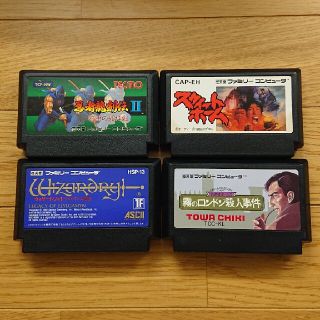 ファミリーコンピュータ(ファミリーコンピュータ)のファミコン　４本セット(家庭用ゲームソフト)