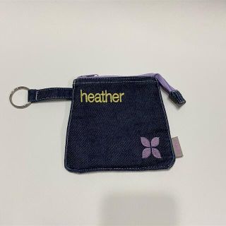 ヘザー(heather)のHeather デニムミニポーチ(ポーチ)