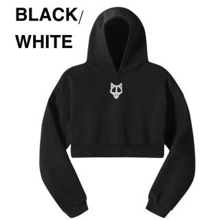 CROPPED WOLFE HOODIE BLACK(パーカー)