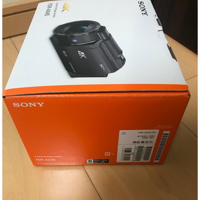新品　ソニー　ビデオカメラ　FDR-AX45 ブラック