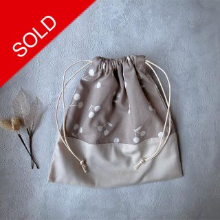 【handmade】巾着袋S(外出用品)