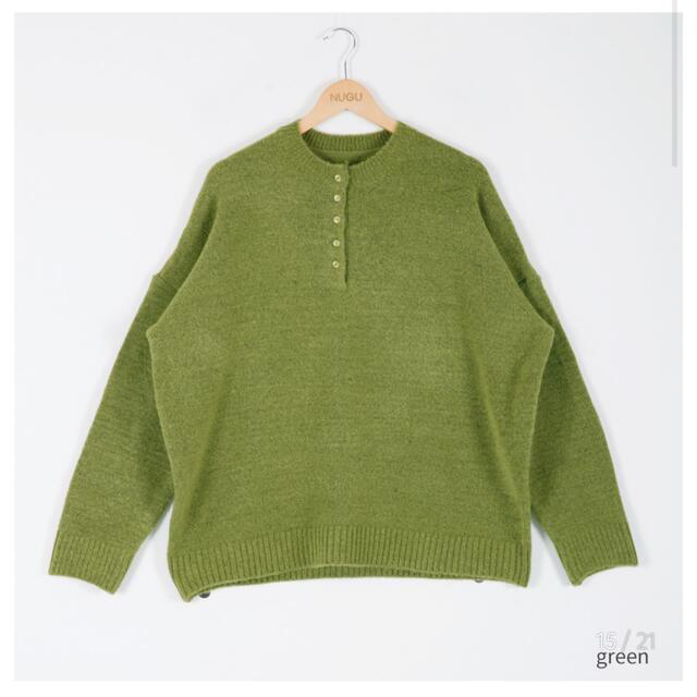 dholic(ディーホリック)のnugu   joy button boxy knit レディースのトップス(ニット/セーター)の商品写真