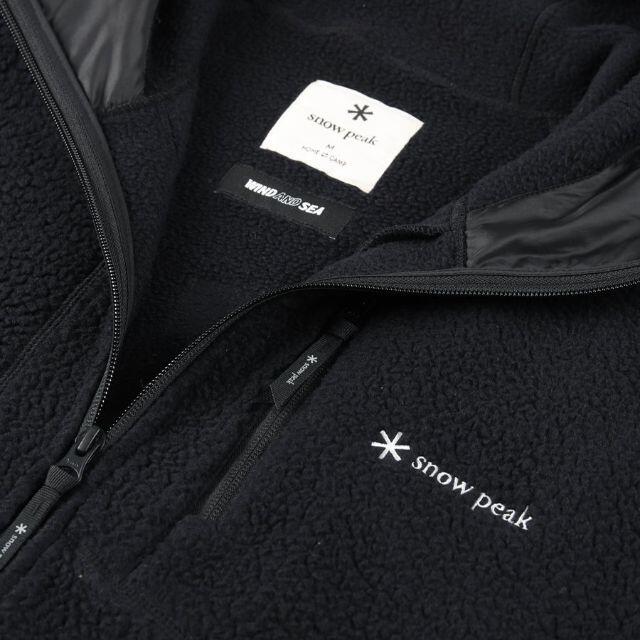 Snow Peak(スノーピーク)のSNOW PEAK wind and sea fleece 黒 M black メンズのジャケット/アウター(その他)の商品写真