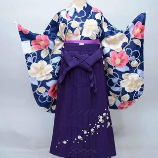 袴フルセット ジュニア用へ直し 135～150cm 袴変更可能 NO35438(和服/着物)