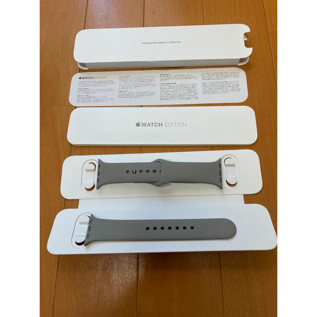 Apple Watch   Apple Watch Edition 6 スポーツバンド グレー mmの