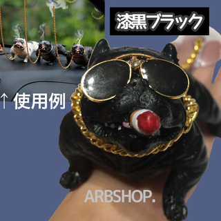 ピットブル　フィギュア　置物　フレンチブルドッグ　いきむ犬　アヒル　アヒル隊長