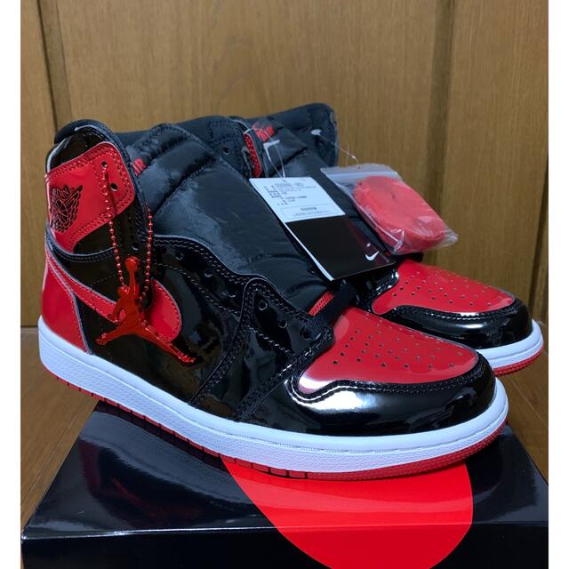 NIKE(ナイキ)のNIKE AJ1 RETRO HIGH OG “Patent Bred”　 メンズの靴/シューズ(スニーカー)の商品写真