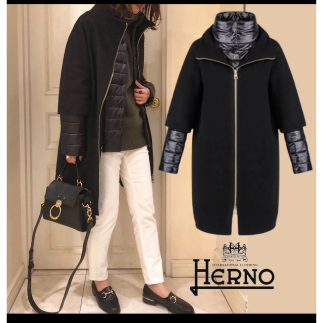 HERNO - 【新品未使用タグ有】希少★13号★HERNO COMBIコート