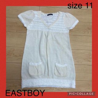 イーストボーイ(EASTBOY)のEASTBOY  トップス　半袖ニット　キッズ(ニット)