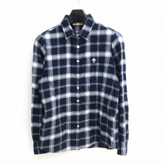 ブルックスブラザース(Brooks Brothers)のブルックスブラザーズ 長袖 ネルシャツ チェック柄 ワンポイント 青 ブルー 4(シャツ/ブラウス(長袖/七分))