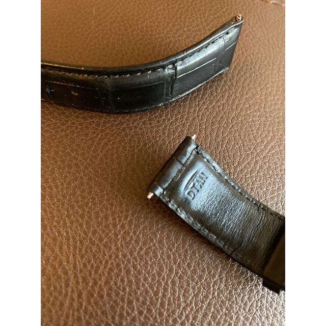 IWC(インターナショナルウォッチカンパニー)のIWC純正 革ベルト クロコダイルレザーベルト 黒 メンズの時計(レザーベルト)の商品写真