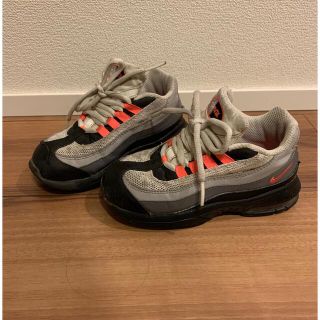 ナイキ(NIKE)のNIKE 16cm AIR MAX95 kids エアマックス95子供　赤red(スニーカー)