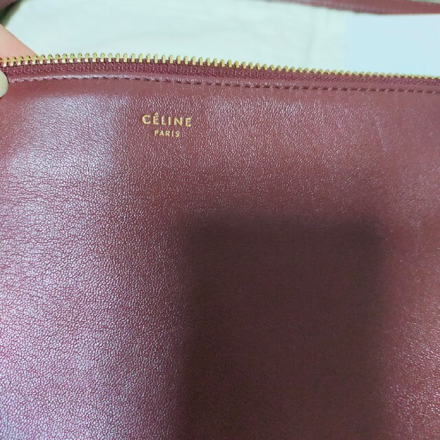 celine(セリーヌ)の専用CELINEトリオラージ　バーガンディ レディースのバッグ(ショルダーバッグ)の商品写真