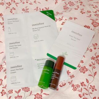 イニスフリー(Innisfree)のイニスフリー　グリーンティー・ブラックティー　ミニ　セット(化粧水/ローション)