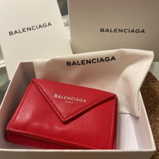 バレンシアガ(Balenciaga)のBALENCIAGA 財布 ミニウォレット 赤(財布)