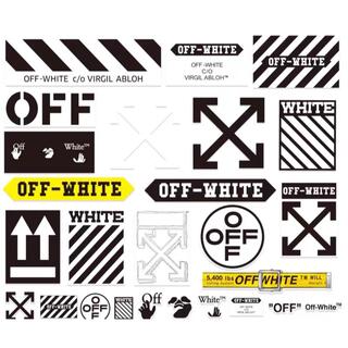 オフホワイト(OFF-WHITE)のOff White オフホワイトOff-White ステッカー　シール　26枚(しおり/ステッカー)