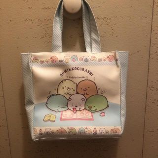 サンエックス(サンエックス)の【美品】サンエックス すみっこぐらし フェイクレザー バッグ トートバッグ 鞄(トートバッグ)