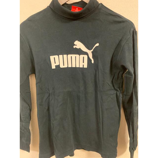 PUMA(プーマ)の【みつごのねずみ様専用】PUMA プーマ タートルネックカットソー 150cm キッズ/ベビー/マタニティのキッズ服男の子用(90cm~)(Tシャツ/カットソー)の商品写真