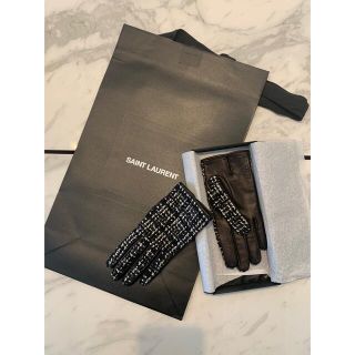 サンローラン(Saint Laurent)のサンローラン ツイード 手袋 グローブ♡(手袋)