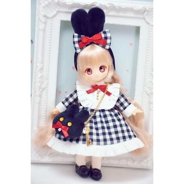 黒うさぎのワンピースセット 1