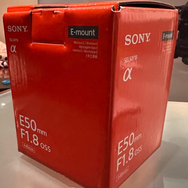 SONY α 単焦点　E50mm F1.8 oss φ49mmカメラ