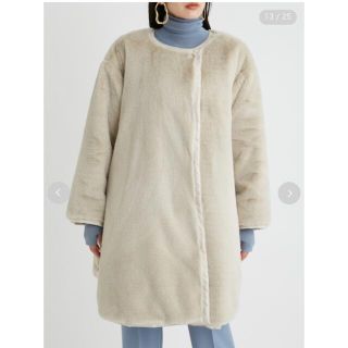 Mila Owen - リバーシブルキルティングファーコートの通販 by