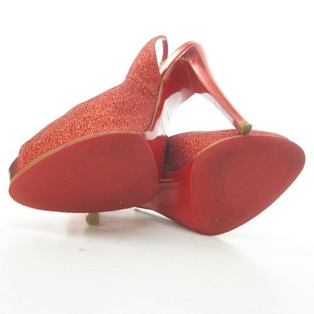 Christian Louboutin(クリスチャンルブタン)のクリスチャンルブタン グリッダー パンプス 赤 レディースの靴/シューズ(サンダル)の商品写真