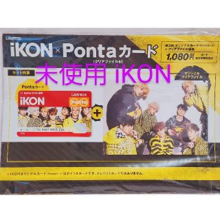 アイコン(iKON)のikon💗Pontaカード クリアファイル 未開封セット バビジナンDK(K-POP/アジア)