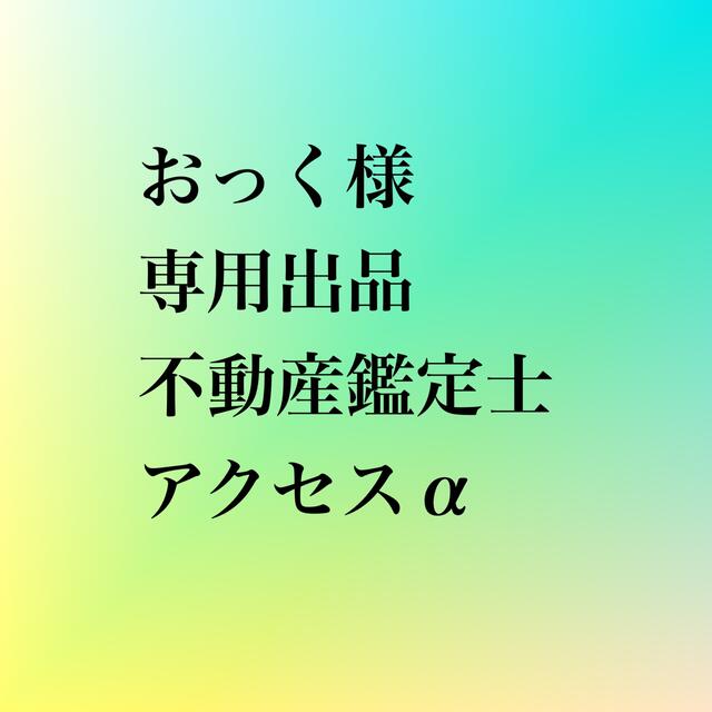 専用出品 不動産鑑定士 アクセスα