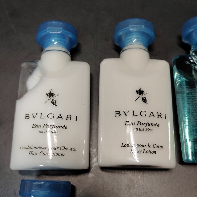 BVLGARI(ブルガリ)の【最終値下げ】新品未使用　ブルガリ　ホテルアメニティ セット コスメ/美容のヘアケア/スタイリング(シャンプー/コンディショナーセット)の商品写真