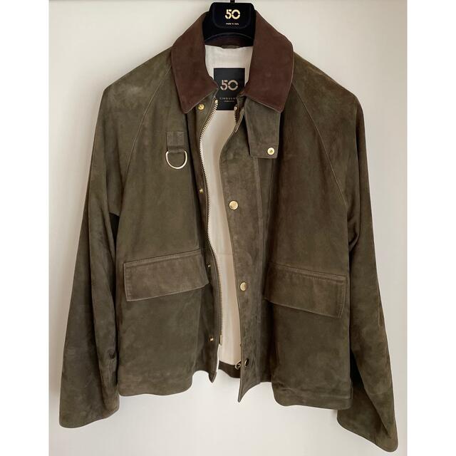 選ぶなら Barbour - size48 スエードフィッシングブルゾン