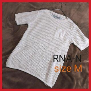 アールエヌエーエヌ(RNA-N)のRNA-N サマーニット 半袖 胸ポケット サイズM(Tシャツ(半袖/袖なし))